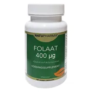 Natupharma Folaat 400mcg Capsules 60CP