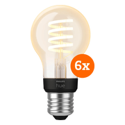 Philips Hue Filament White Ambiance Standaard 6-pack