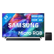 Samsung Micro RGB 65" R85H (2026) + Samsung HW-QS700F (2025)