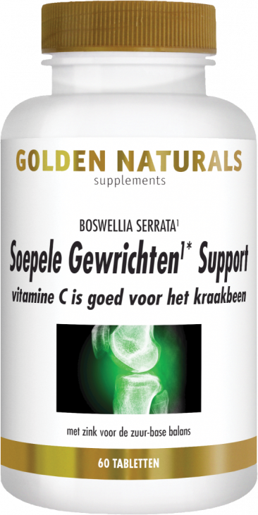 Golden Naturals Soepele Gewrichten Support 60 tabletten