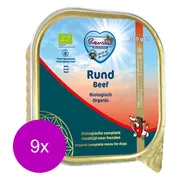 9x Renske Bio Vers Gestoomd Hondenvoer Nat Rund 300 gr