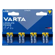 Varta Longlife Power Alkaline Batterijen AAA 8 stuks
