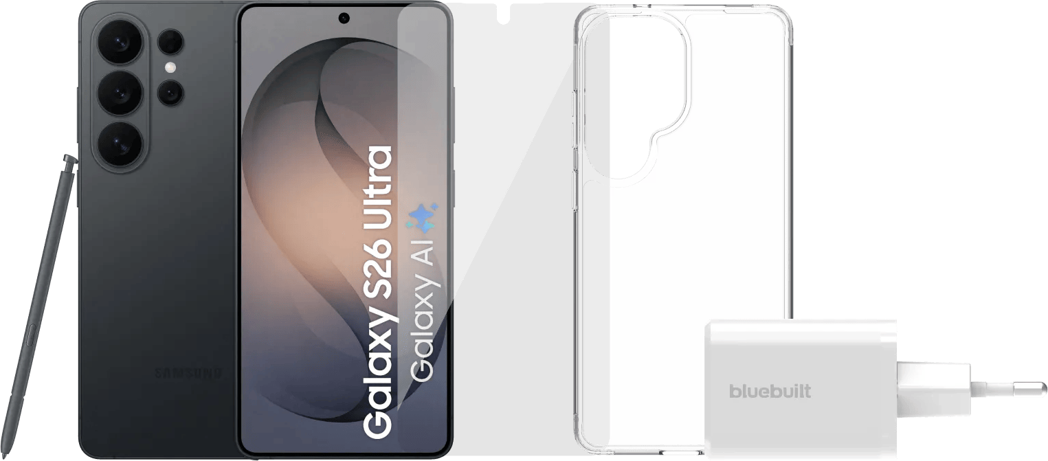 Samsung Galaxy S26 Ultra 256GB Zwart 5G + Compleet Accessoirepakket