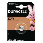 4x Duracell Knoopcelbatterij 1632