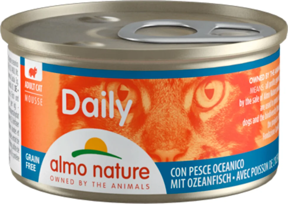 Almo Nature Daily Menu Kattenvoer Nat Mousse Oceaanvis 85 gr