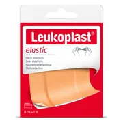 3x Leukoplast Elastic Wondpleisters Elastisch 1 m x 8 cm