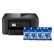Brother DCP-J1360DW + 1 set extra cartridges