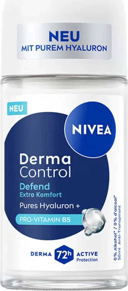 3x NIVEA Deodorant Roller Derma Control Defend 50 ml