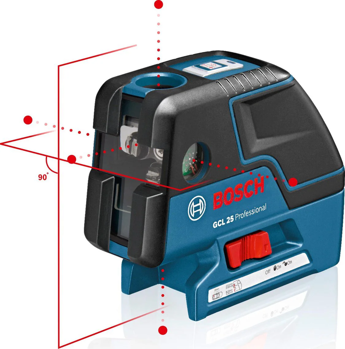 Bosch Professional PRO GCL 25 Lijn- en Puntlaser rood - 0601066B00