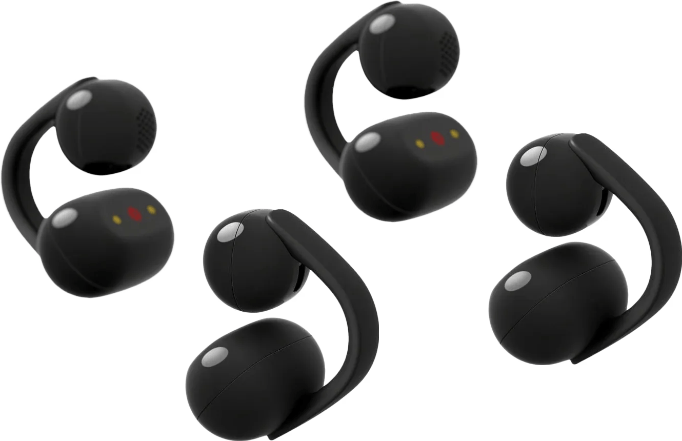 Sony Linkbuds Clip Zwart Duo Pack