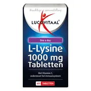 3x Lucovitaal L-Lysine 1000 mg 60 tabletten