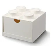 LEGO Bureaulade met 4 noppen - wit