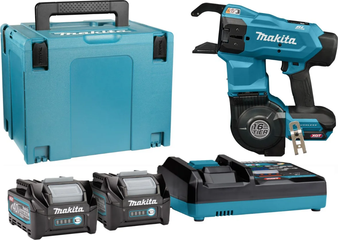 Makita TR001GD203 Accu vlechtmachine XGT 40V Max 2.5Ah in Mbox
