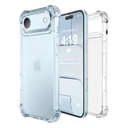 Hoesje - geschikt voor Apple iPhone 17 Air - Transparant - siliconen - backcover - shock proof