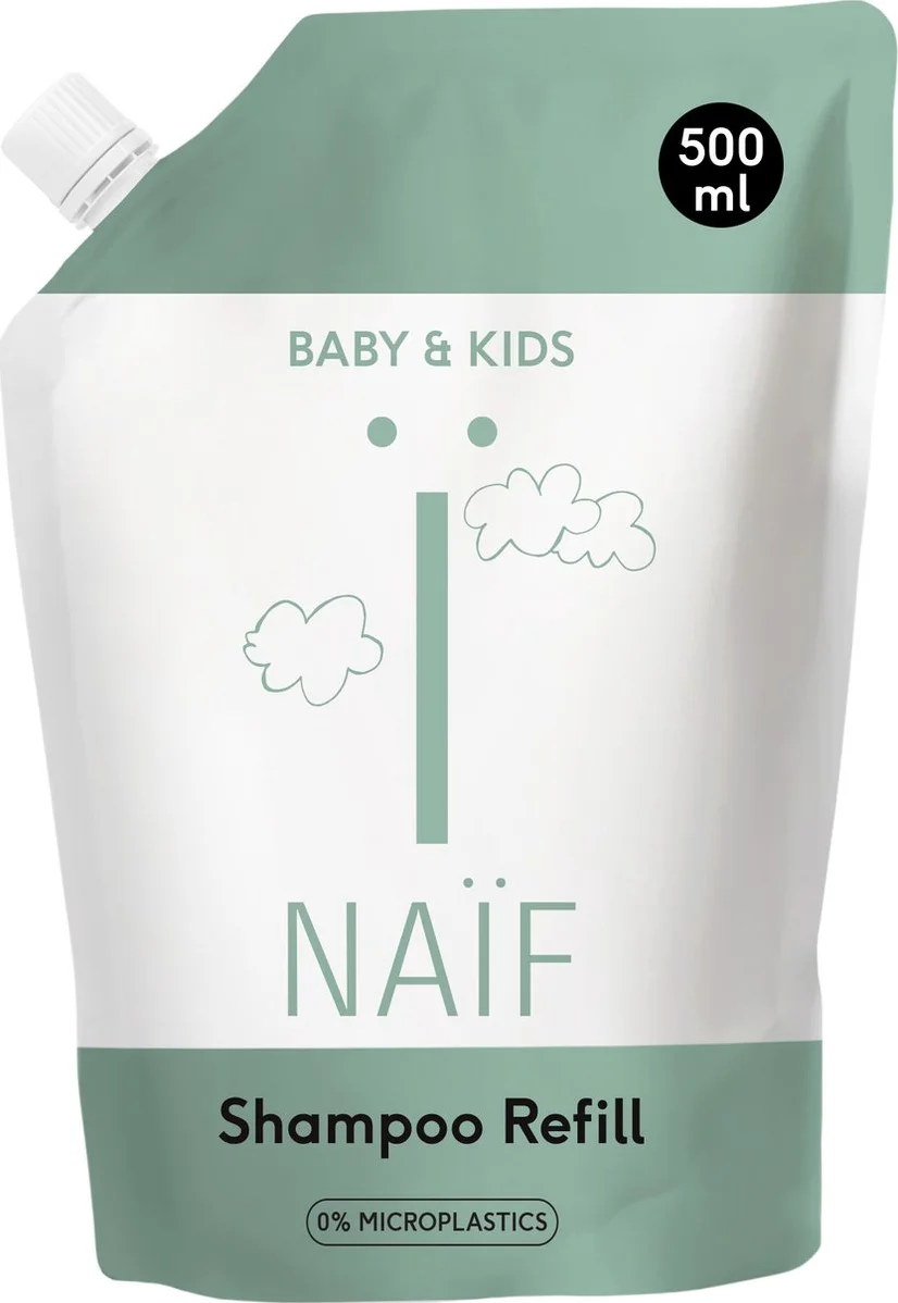 Naif Baby & Kids Voedende Shampoo Navulverpakking 500 ml