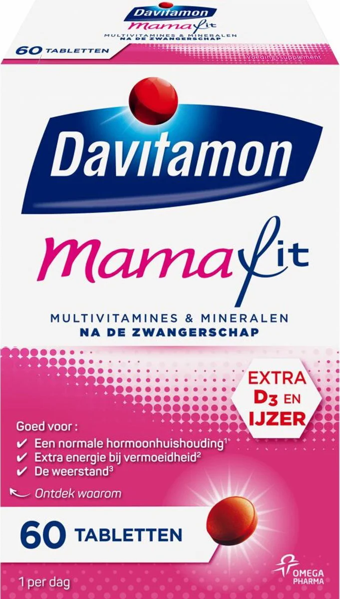 4x Davitamon Compleet Mama Fit 60 tabletten