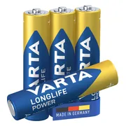 2x Varta Longlife Power Alkaline Batterijen AAA 4 stuks
