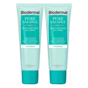 2x Biodermal Pure Balance Dagcrème Skin Purifying 50 ml