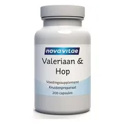 Nova Vitae Valeriaan & Hop Capsules 200st 200CP