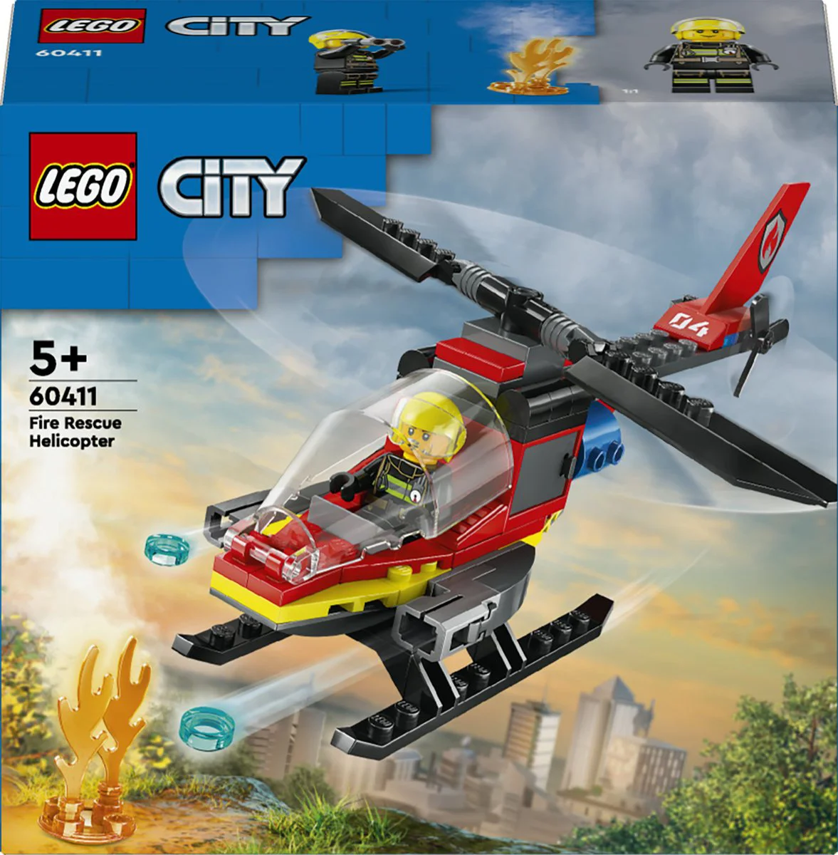 LEGO City Brandweerhelikopter 60411