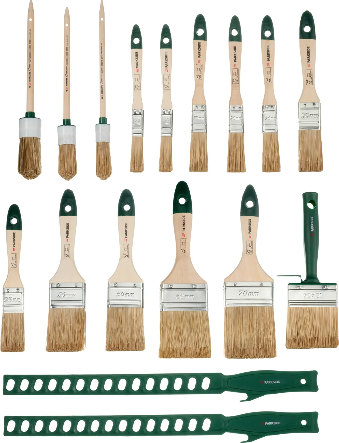 PARKSIDE Kwastenset XXL, 17-delig (Beits)