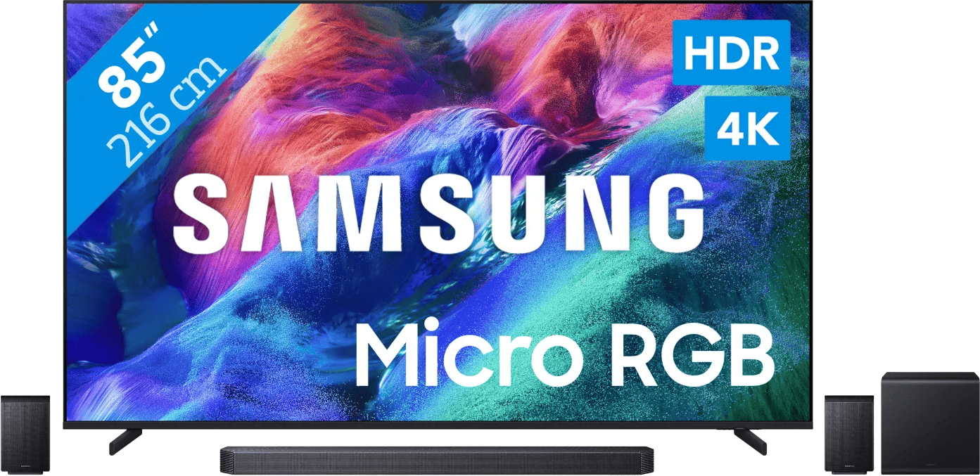 Samsung Micro RGB 85" R85H (2026) + Samsung HW-Q930H (2026)