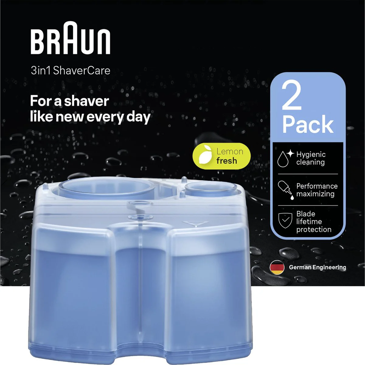 Braun Clean & Renew Refill Cartridge CCR 2 stuks