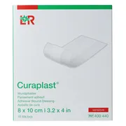 L&R Curaplast Wondpleisters Sensitive 8 x 10 cm 10ST