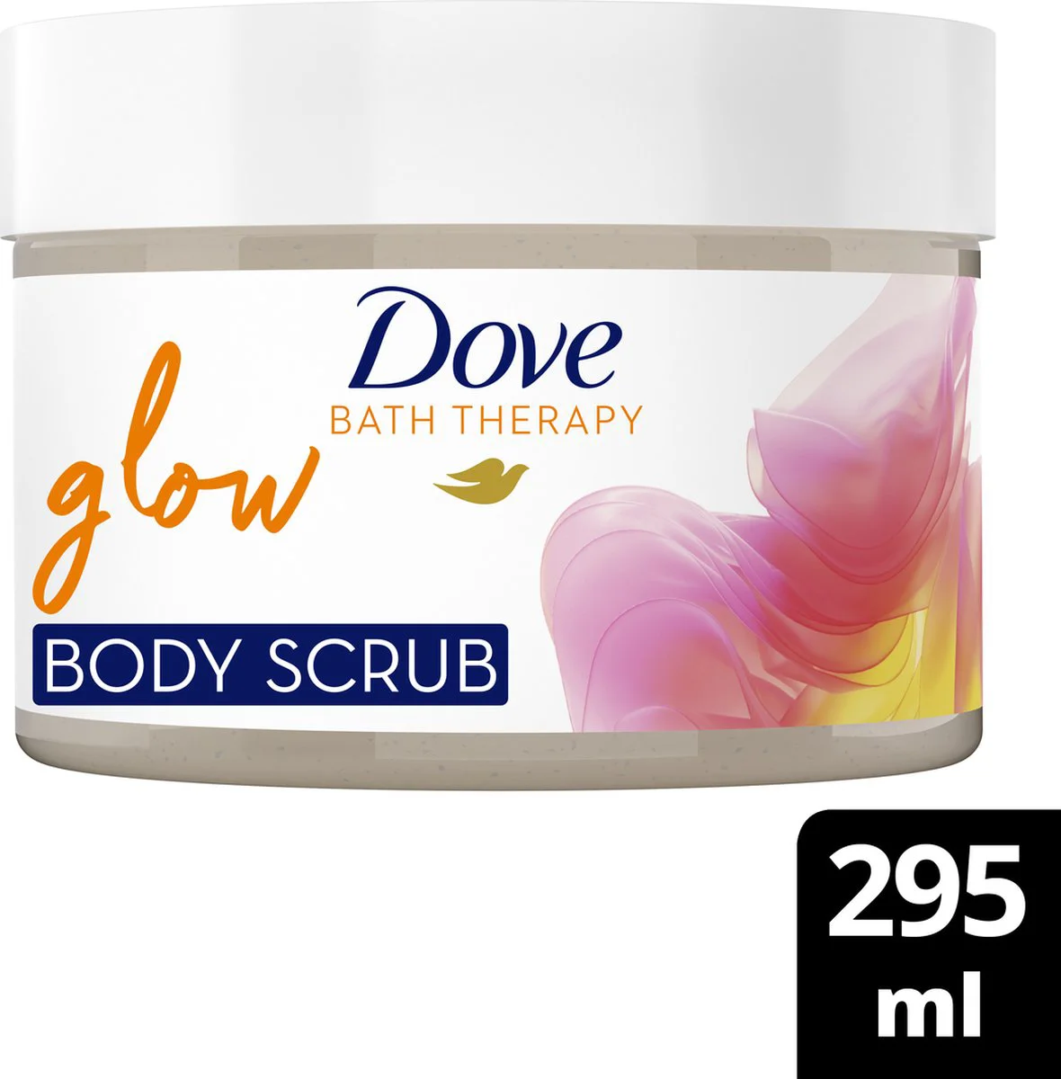 Dove Bath Therapy Bodyscrub Glow Blood Orange & Spiced Rhubarb Scent 295ML