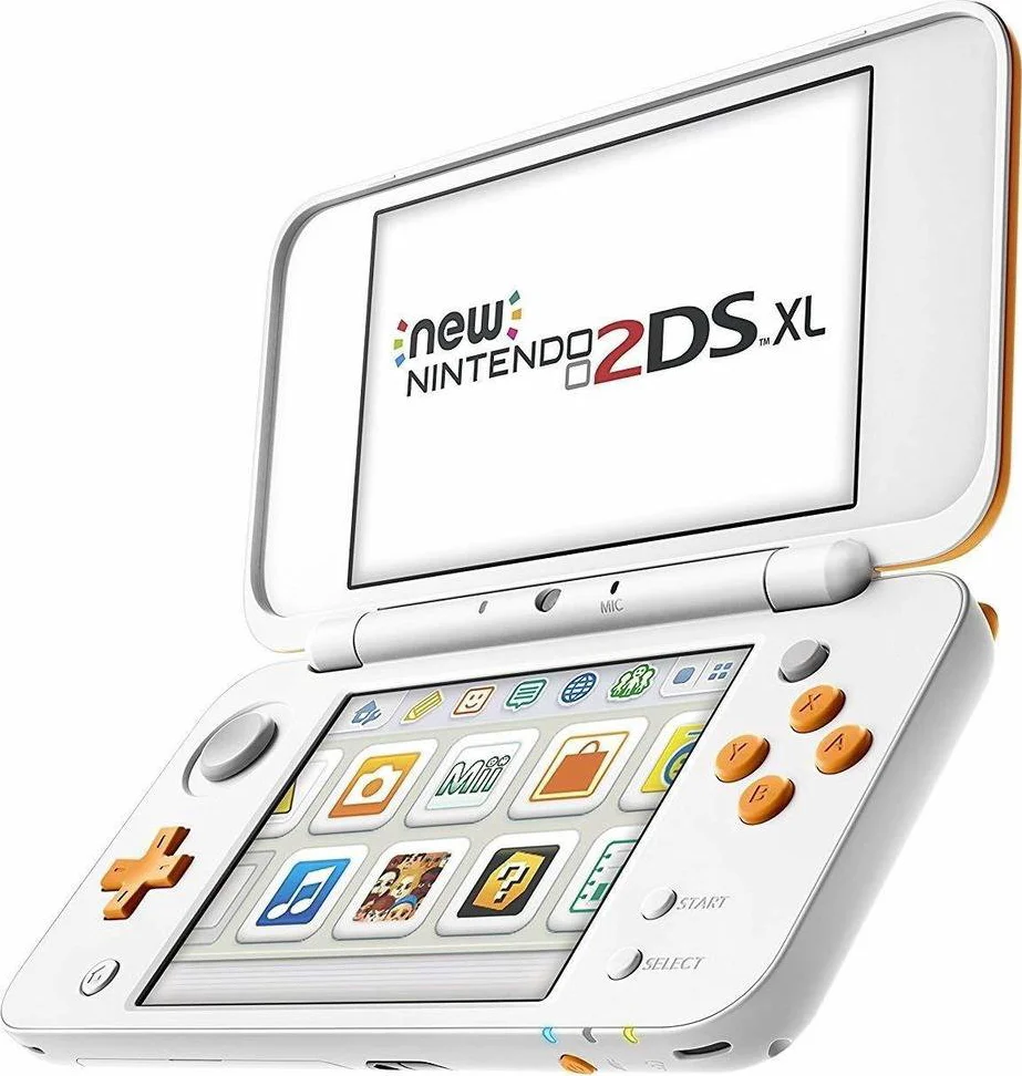 New Nintendo 2DS XL console - Wit/Oranje