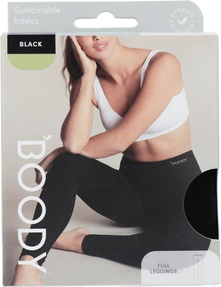 Boody Leggings Enkel Zwart L