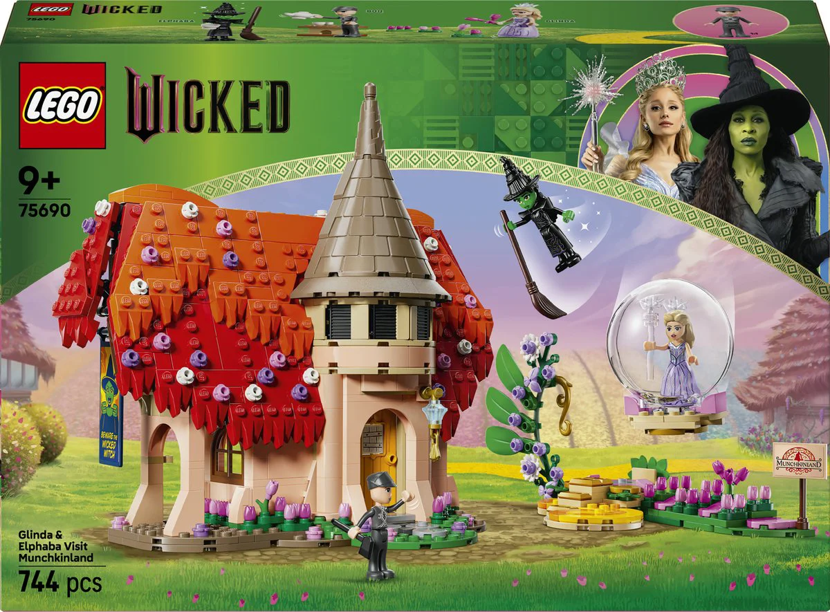 LEGO Wicked Glinda en Elphaba bezoeken Munchkinland 75690