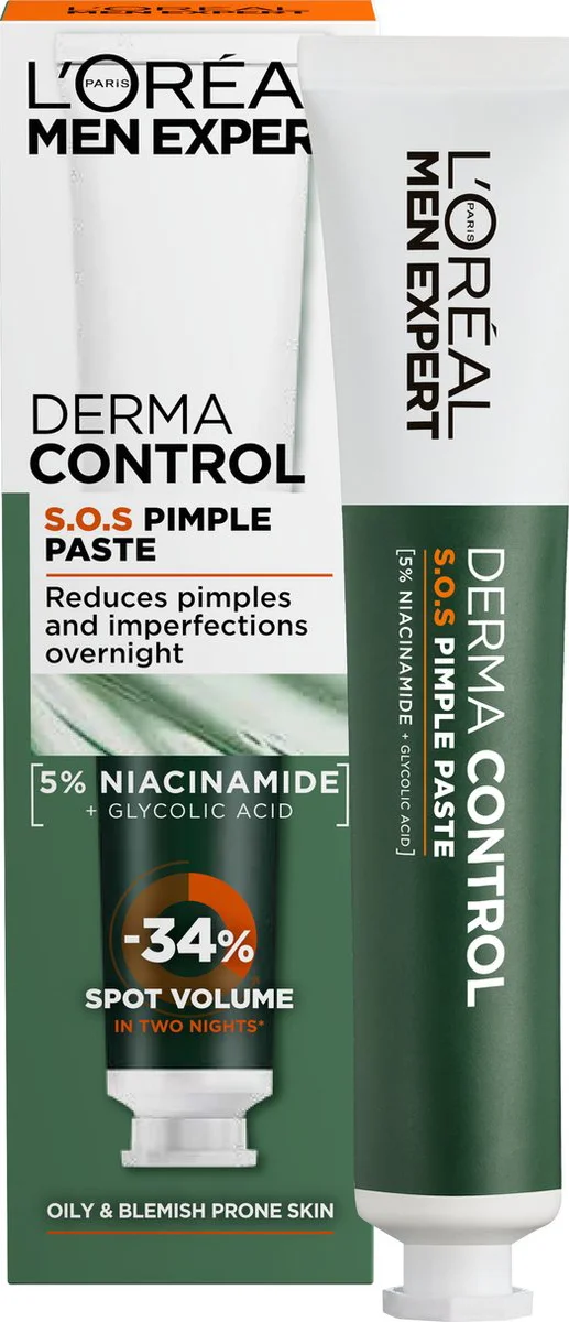 L'Oréal Men Expert Derma Control S.O.S. Puistjes crème 45 ml