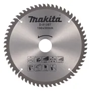 Makita D-81387 Cirkelzaagblad diverse materialen | 190 x 30 mm | 60-tands