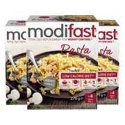 3x Modifast Weight Control Pasta Mushrooms 4 x 62 gr