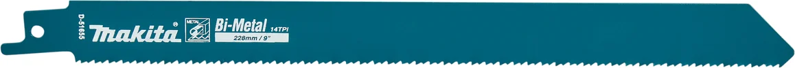 Makita D-51655 Reciprozaagblad Staal 228mm