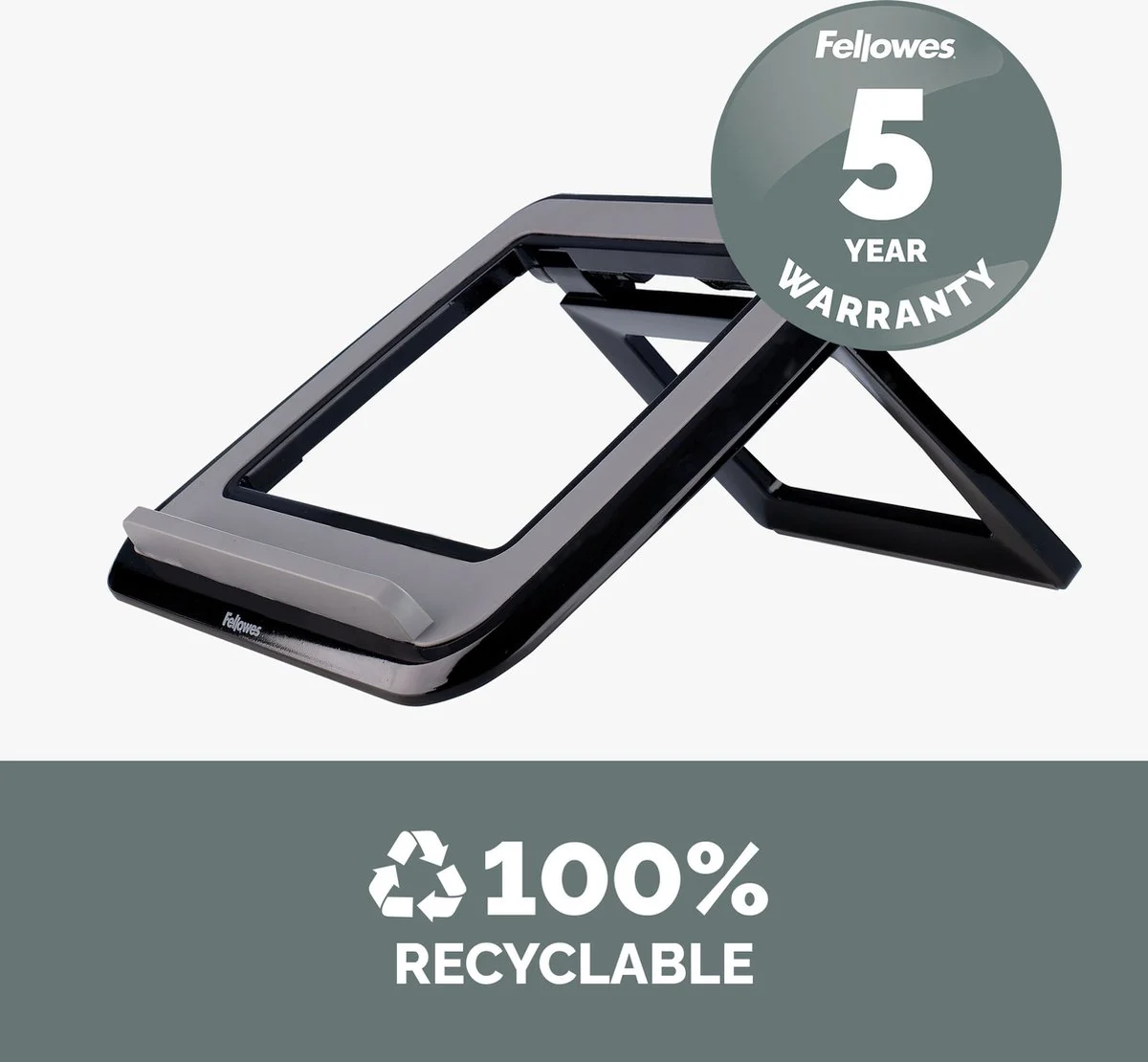 Fellowes I-Spire Series Laptopstandaard Quick Lift Zwart