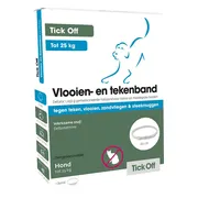 Tick Off Anti Vlooien en Teken Halsband Hond tot 25 kg