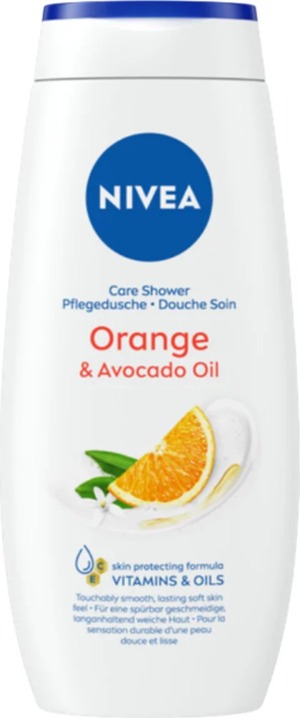 Nivea Orange & Avocado Oil Care Shower 250ML