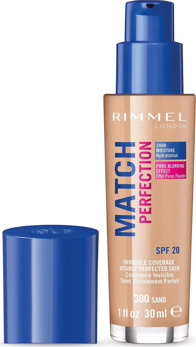 Rimmel London Match Perfection Foundation - 300 Sand - Beige