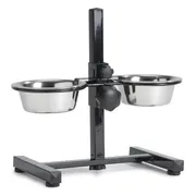 Beeztees Standaard - Dinerset Hond - Zwart - 16 cm