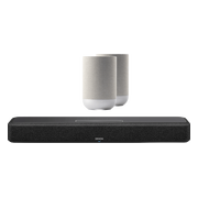 Denon Home Soundbar 550 + Denon Home 200 Zilver (2x)