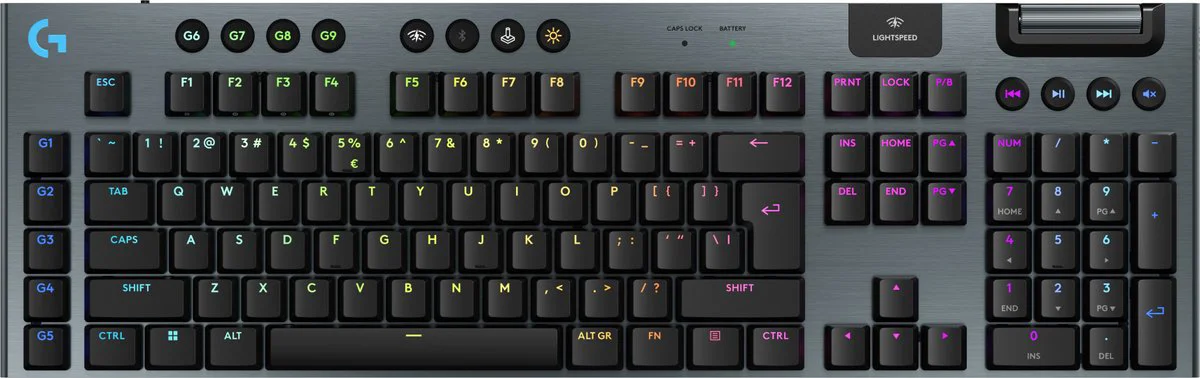 Logitech G915 X Lightspeed Wireless Gaming Toetsenbord Zwart Qwerty