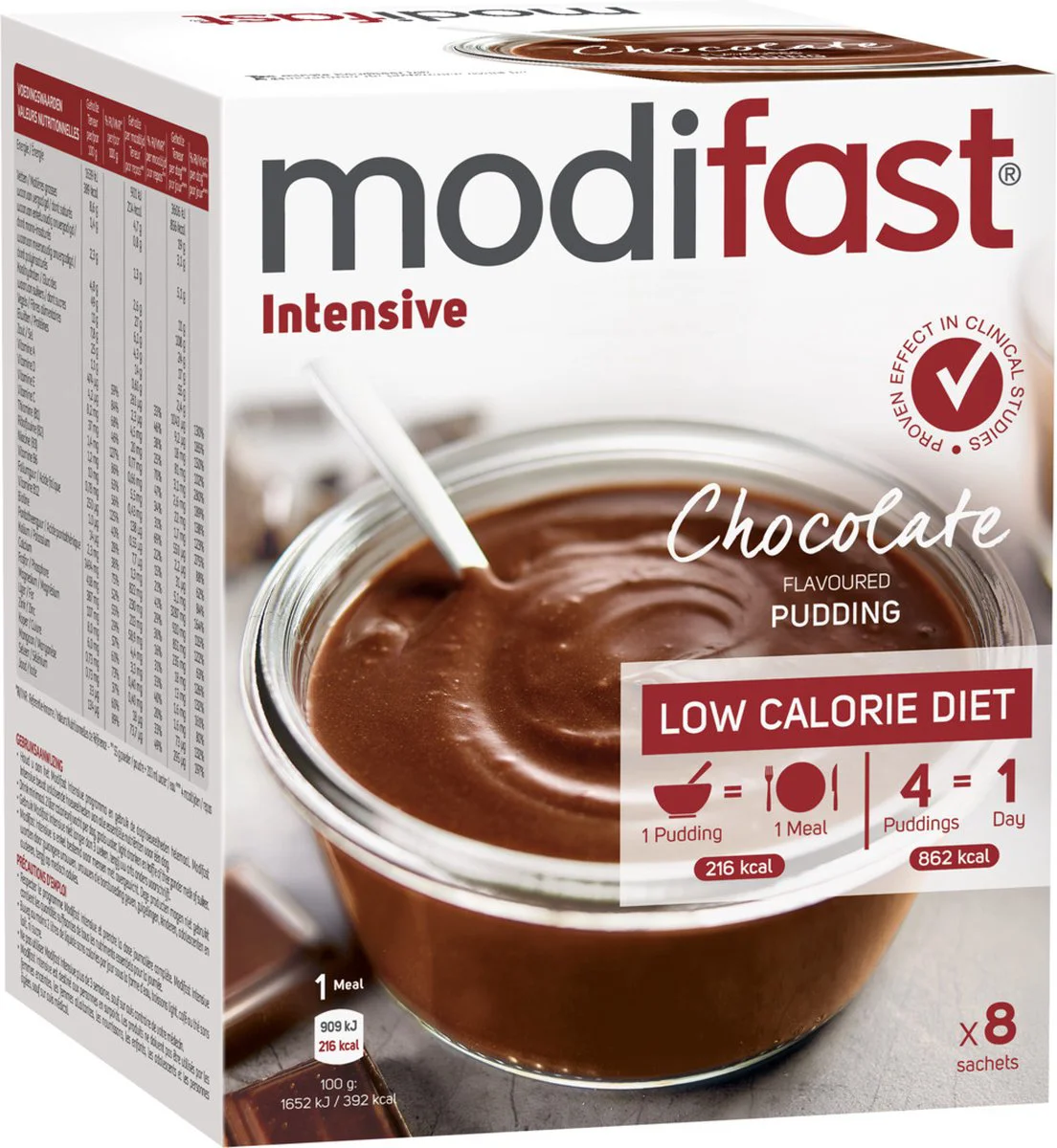 Modifast Weight Control Pudding Chocolade 8 x 55 gr
