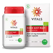 Vitals Rode Gist Rijst Bio 120 capsules