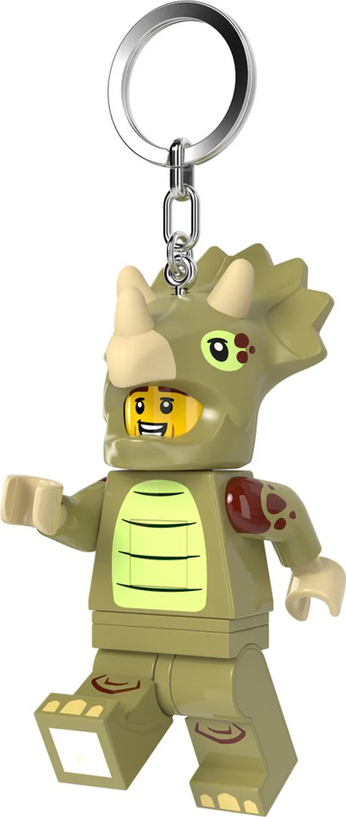 LEGO Fan in triceratopspak sleutellampje
