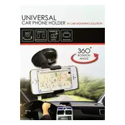 Universal Car Phone Holder - Auto Telefoonhouder  - Universeel -  Met Zuignap en 360 Graden roteerbaar
