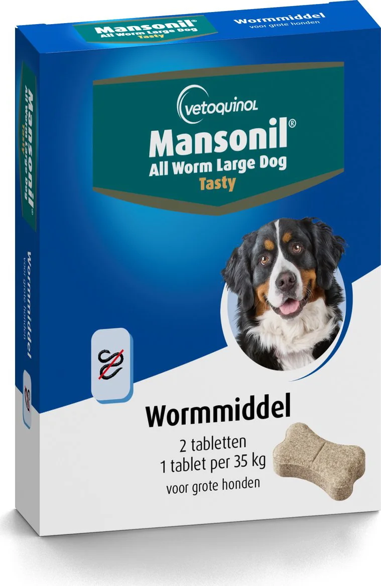 Mansonil All Worm Large Dog Tasty Tabletten 2TB