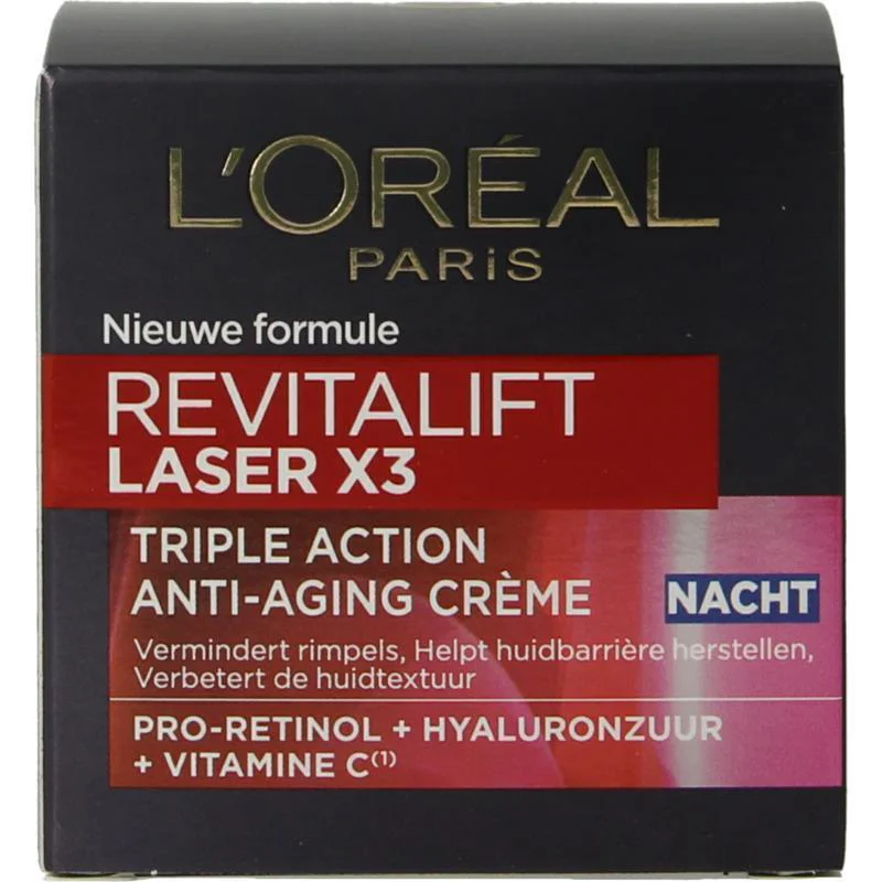 L'Oréal Revitalift Laser Anti-Rimpel Nachtcrème 50 ml