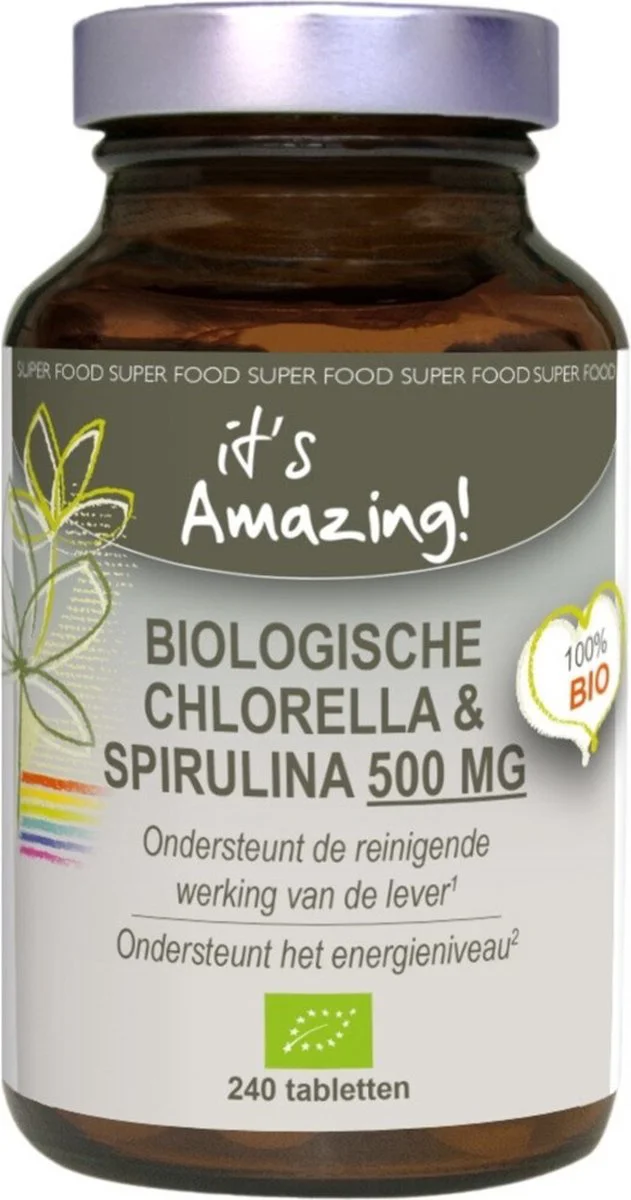 Its Amazing Chlorella & Spirulina Tabletten 240TB
